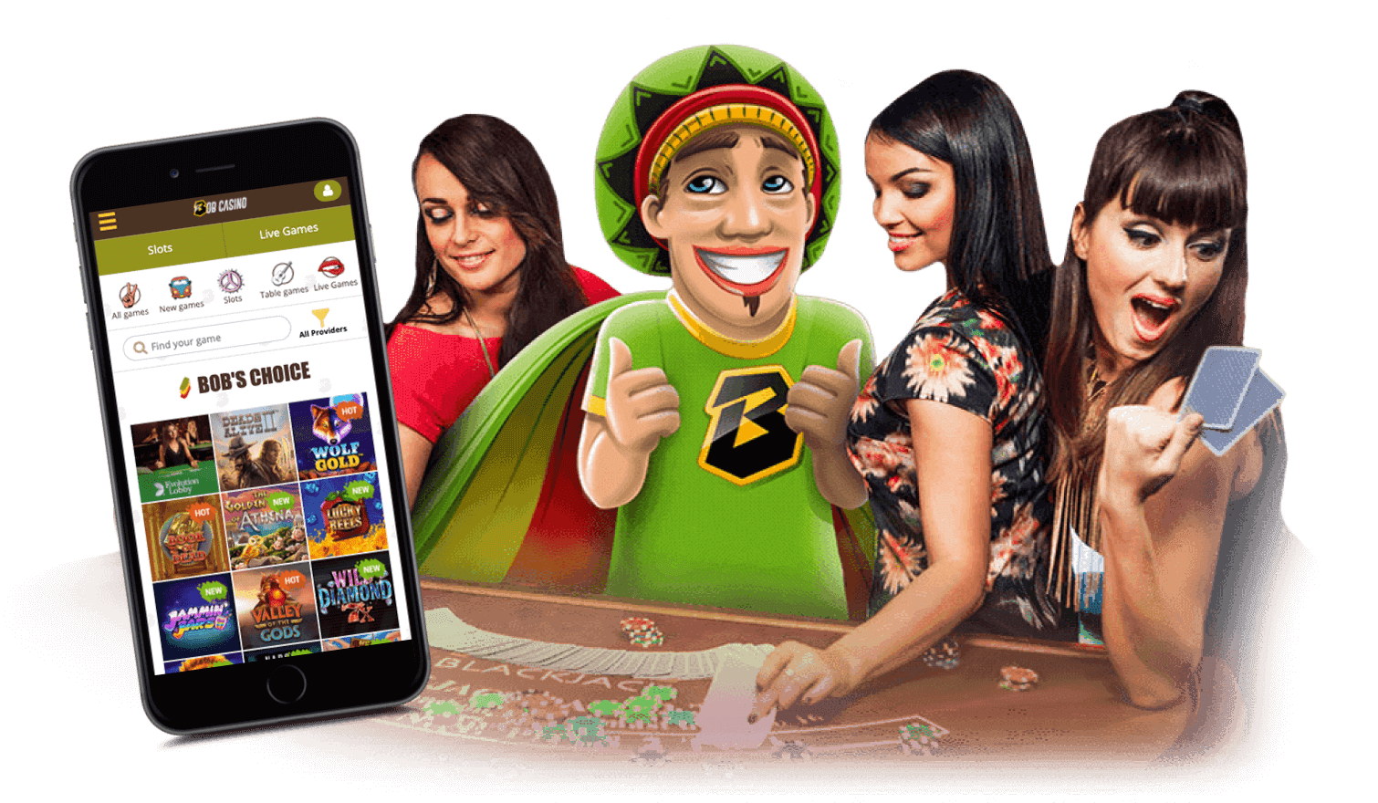 Bob Casino モバイルアプリ